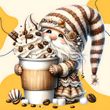 Load image into Gallery viewer, Diamond Painting - Full Round - Coffee bean gnome (30*30CM)