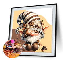 Load image into Gallery viewer, Diamond Painting - Full Round - Coffee bean gnome (30*30CM)