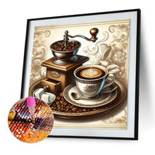 Load image into Gallery viewer, Diamond Painting - Full Round - Coffee leisure time (30*30CM)