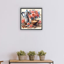 Load image into Gallery viewer, Diamond Painting - Full Round - Coffee leisure time (30*30CM)