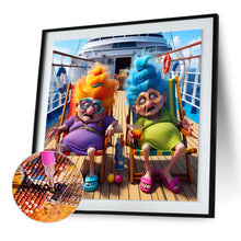 Load image into Gallery viewer, Diamond Painting - Full Round - Funny old lady (30*30CM)