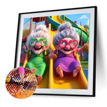 Load image into Gallery viewer, Diamond Painting - Full Round - Funny old lady (30*30CM)