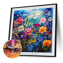 Load image into Gallery viewer, Diamond Painting - Full Round - Glass painting daisy (30*30CM)