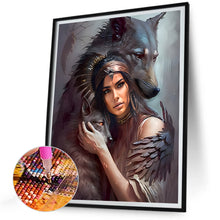 Load image into Gallery viewer, Diamond Painting - Full Round - Indian woman (30*40CM)
