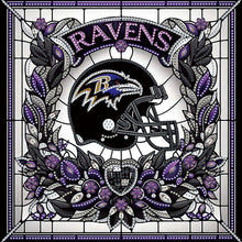 Load image into Gallery viewer, Diamond Painting - Partial Special Shaped - baltimore ravens (30*30CM)