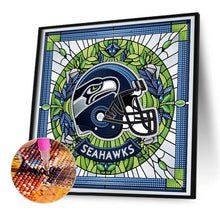 Load image into Gallery viewer, Diamond Painting - Partial Special Shaped - seattle seahawks (30*30CM)