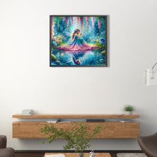 Load image into Gallery viewer, AB Diamond Painting - Full Round - Dreamy and peaceful elf girl (50*45CM)