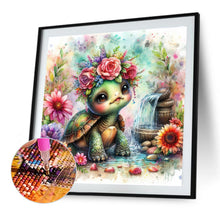 Load image into Gallery viewer, Diamond Painting - Full Round - garden turtle (40*40CM)
