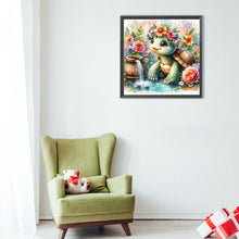 Load image into Gallery viewer, Diamond Painting - Full Round - turtle in porcelain jar (40*40CM)