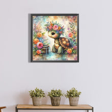 Load image into Gallery viewer, Diamond Painting - Full Round - pond turtle (40*40CM)