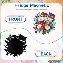Load image into Gallery viewer, 6Pcs Independence Day Flag Tree Fridge Stickers Diamond Painting Fridge Magnet