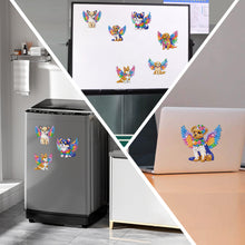 Load image into Gallery viewer, 6Pcs Acrylic Cartoon Animal Diamond Art Fridge Magnet Diamond Art Magnets Decals