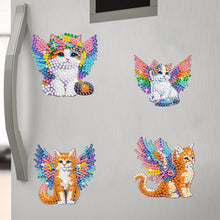 Load image into Gallery viewer, 6Pcs Acrylic Cartoon Animal Diamond Art Fridge Magnet Diamond Art Magnets Decals