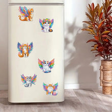 Load image into Gallery viewer, 6Pcs Acrylic Cartoon Animal Diamond Art Fridge Magnet Diamond Art Magnets Decals