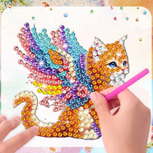 Load image into Gallery viewer, 6Pcs Acrylic Cartoon Animal Diamond Art Fridge Magnet Diamond Art Magnets Decals