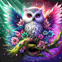 Load image into Gallery viewer, 2pcs AB Diamond Painting - Full Round - swallow owl (40*40CM)