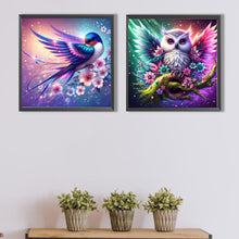 Load image into Gallery viewer, 2pcs AB Diamond Painting - Full Round - swallow owl (40*40CM)