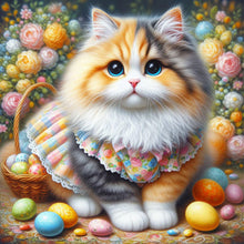 Load image into Gallery viewer, 2pcs AB Diamond Painting - Full Round - kitten dragon (40*40CM)