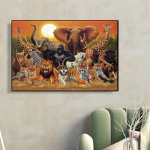 Load image into Gallery viewer, Diamond Painting - Full Round - tropical animals (60*40CM)