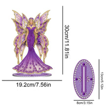 Load image into Gallery viewer, Double Sided Butterfly Girl 5D DIY Diamond Art Tabletop Decorations Winged Fairy