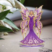 Load image into Gallery viewer, Double Sided Butterfly Girl 5D DIY Diamond Art Tabletop Decorations Winged Fairy