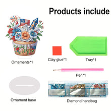 Load image into Gallery viewer, Double Side Special Shape Dessert Desktop Diamond Art Kits for Home Office Decor