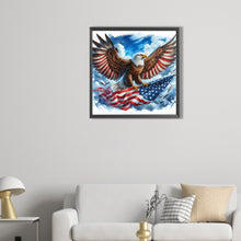 Load image into Gallery viewer, AB Diamond Painting - Full Square - Independence Day eagle (40*40CM)