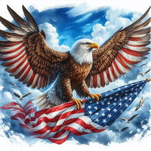 Load image into Gallery viewer, AB Diamond Painting - Full Square - Independence Day eagle (40*40CM)
