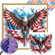 Load image into Gallery viewer, AB Diamond Painting - Full Square - Independence Day eagle (40*40CM)