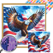 Load image into Gallery viewer, AB Diamond Painting - Full Square - Independence Day eagle (40*40CM)