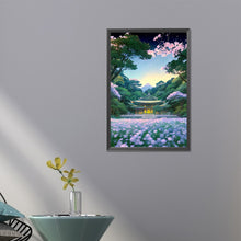 Load image into Gallery viewer, AB Diamond Painting - Full Round - A hut in a sea of flowers (40*60CM)
