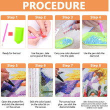 Load image into Gallery viewer, AB Diamond Painting - Full Round - Wolf and girl (60*45CM)