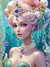 Load image into Gallery viewer, Diamond Painting - Partial Special Shaped - Lady (30*40CM)