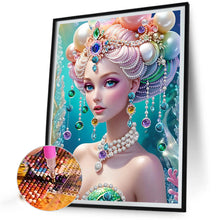 Load image into Gallery viewer, Diamond Painting - Partial Special Shaped - Lady (30*40CM)