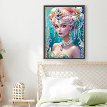 Load image into Gallery viewer, Diamond Painting - Partial Special Shaped - Lady (30*40CM)