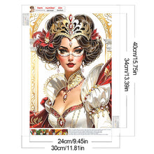 Load image into Gallery viewer, Diamond Painting - Partial Special Shaped - Lady (30*40CM)