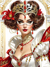 Load image into Gallery viewer, Diamond Painting - Partial Special Shaped - Lady (30*40CM)