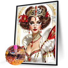 Load image into Gallery viewer, Diamond Painting - Partial Special Shaped - Lady (30*40CM)