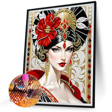 Load image into Gallery viewer, Diamond Painting - Partial Special Shaped - Lady (30*40CM)