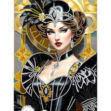 Load image into Gallery viewer, Diamond Painting - Partial Special Shaped - Lady (30*40CM)
