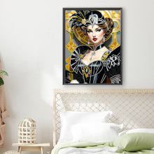 Load image into Gallery viewer, Diamond Painting - Partial Special Shaped - Lady (30*40CM)