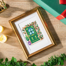 Load image into Gallery viewer, 6pcs Square Diamond Painting Set - Colorful gate garden (16*20CM)