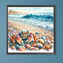 Load image into Gallery viewer, AB Diamond Painting - Full Round - Summer Beach¡¤Crab (40*40CM)