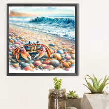 Load image into Gallery viewer, AB Diamond Painting - Full Round - Summer Beach¡¤Crab (40*40CM)