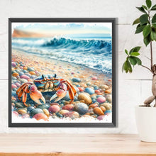 Load image into Gallery viewer, AB Diamond Painting - Full Round - Summer Beach¡¤Crab (40*40CM)
