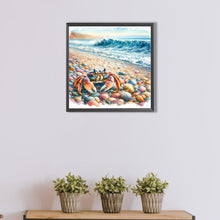 Load image into Gallery viewer, AB Diamond Painting - Full Round - Summer Beach¡¤Crab (40*40CM)