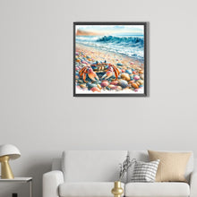 Load image into Gallery viewer, AB Diamond Painting - Full Round - Summer Beach¡¤Crab (40*40CM)