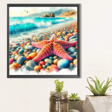 Load image into Gallery viewer, AB Diamond Painting - Full Round - Summer Beach¡¤Starfish (40*40CM)