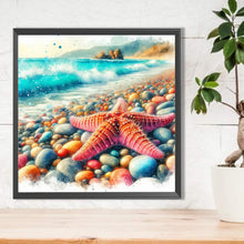 Load image into Gallery viewer, AB Diamond Painting - Full Round - Summer Beach¡¤Starfish (40*40CM)
