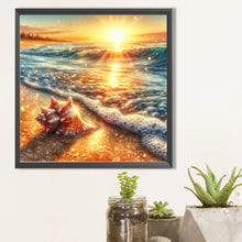 Load image into Gallery viewer, AB Diamond Painting - Full Round - Summer Beach¡¤Conch (40*40CM)